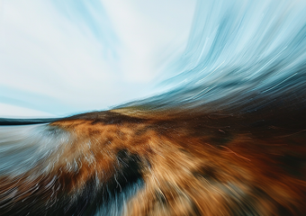 Blurry landscape picture