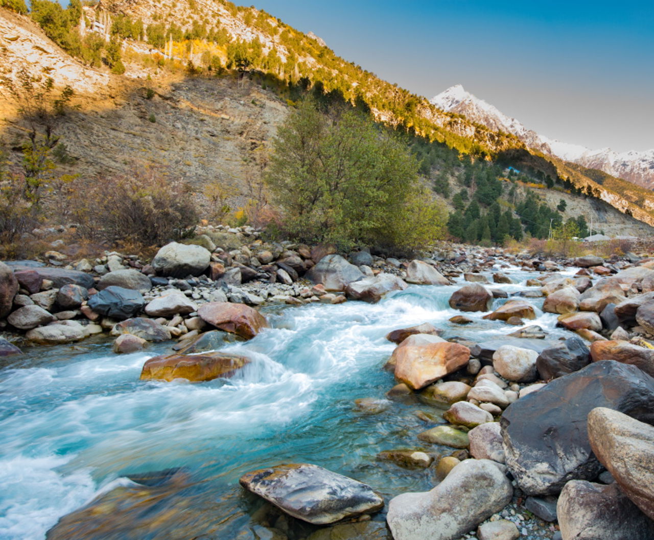 River and rocks