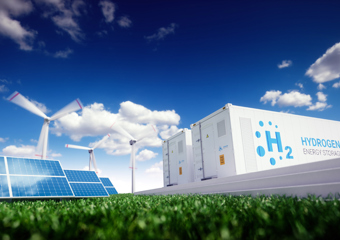Hydrogen, wind turbines and solar cells